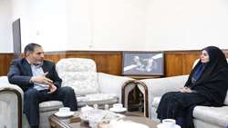 دیدار مدیر مرکز همدان با معاون استاندار کرمانشاه